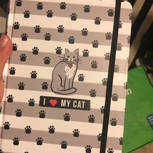 Notebook NEW cat notebook image infront